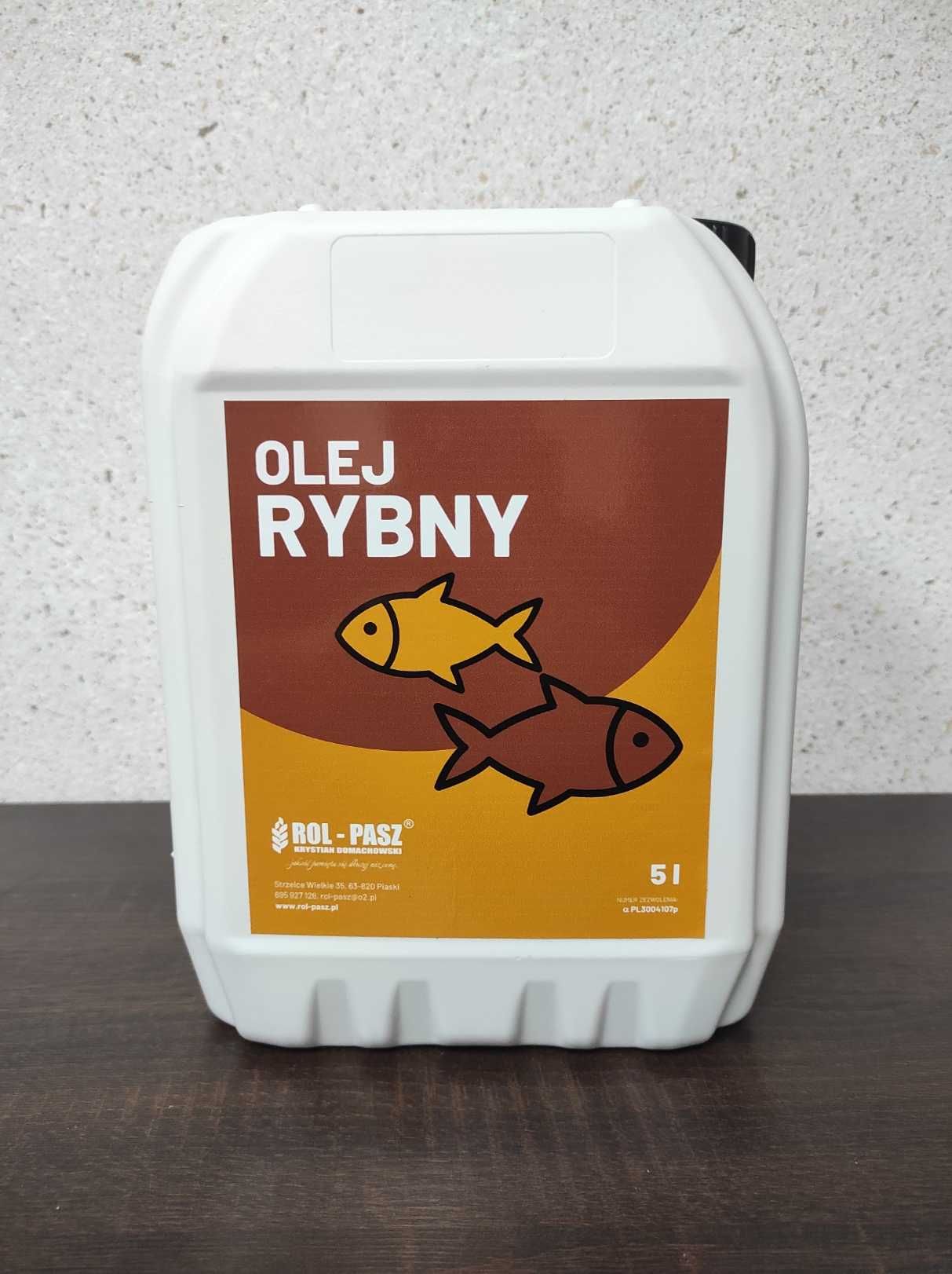 Olej rybny dla psów kotów 5l na błyszczącą sierść