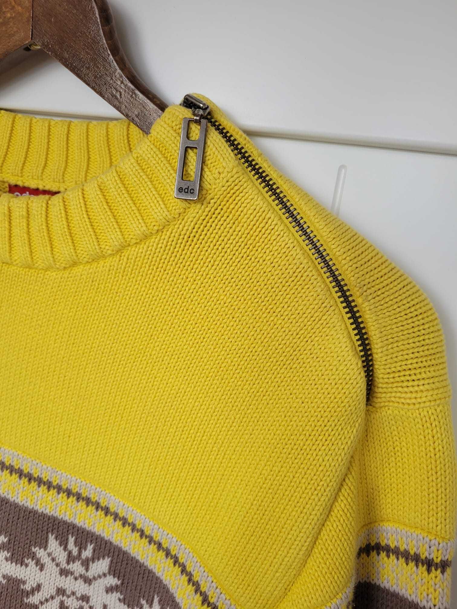 Sweterek męski ciepły rozmiar L