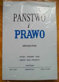 Państwo i prawo 8/2021  aborcja, strajk kobiet, wyrok TK  K 1/20 nowe