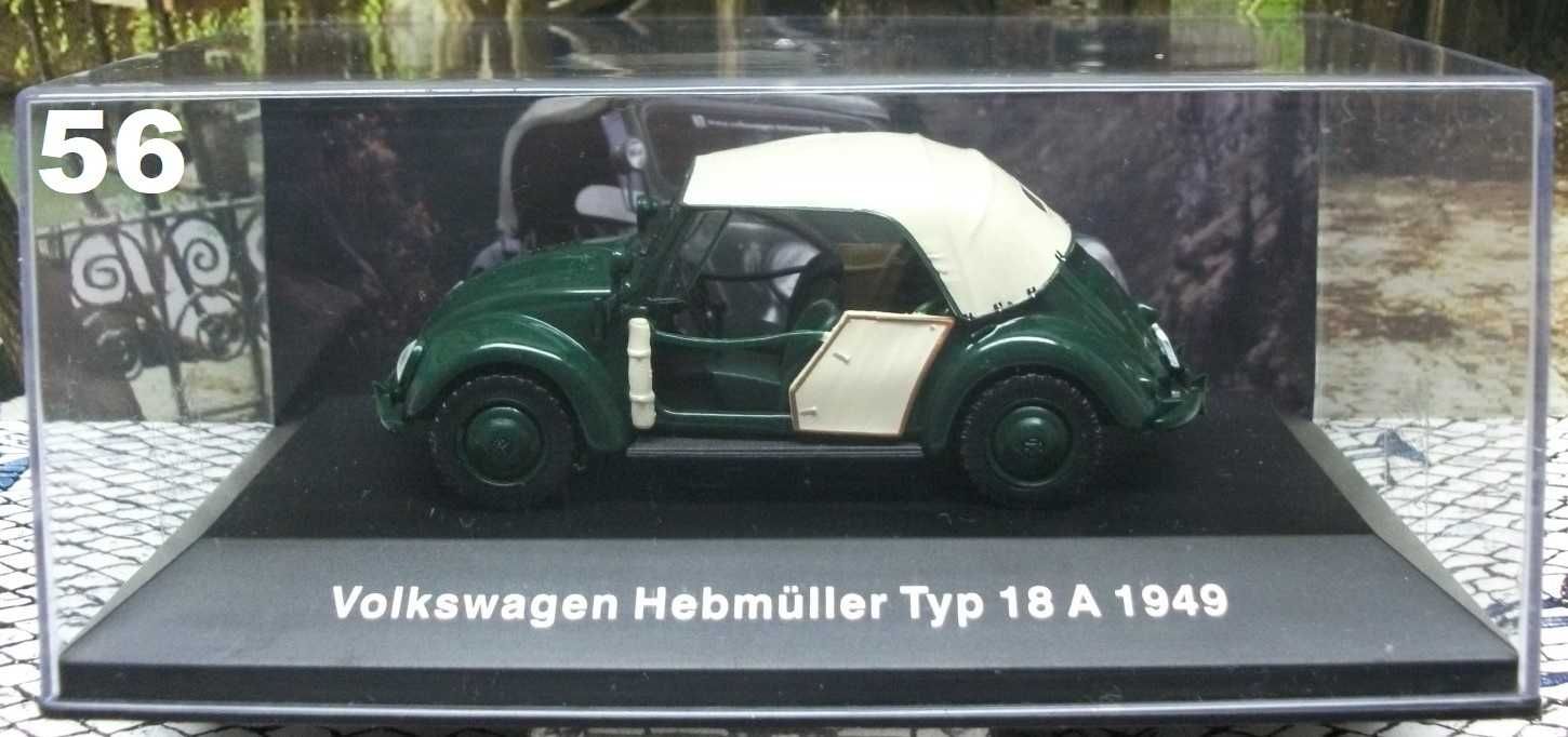 Volkswagen Santana, Corrado, Lupo, Kombi, Beetle, Golf,  Altaya-1:43