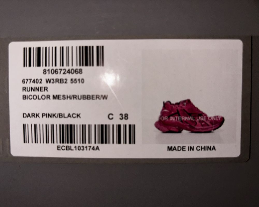 Balenciaga Runner pink