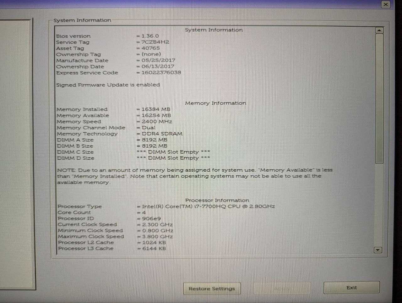 Ноутбук Dell Precision 7520 15 FHD 256/16GB i7 7700HQ Nvidia M1200 4GB