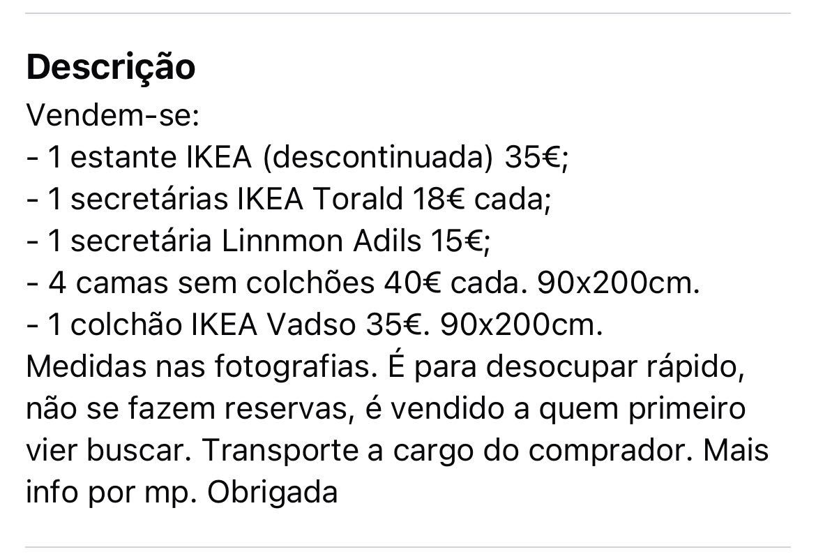 Estante IKEA descontinuada