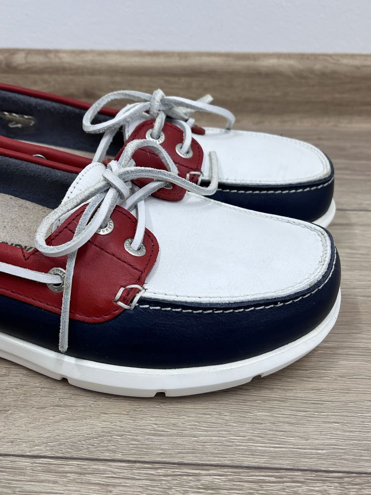 Birkenstock р.40 шкіра унісекс топсайдери кеди мокасини жіночі чоловіч