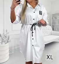 Biała długa koszula damska XL MEGI