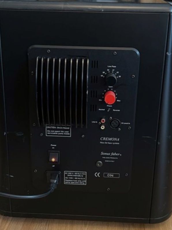 Sonus Faber Subwoofer Cremona - High-End - Okazja