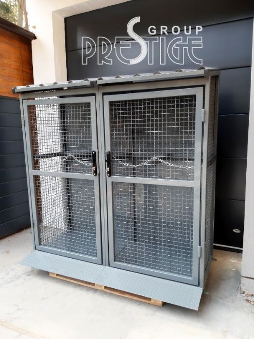 Klatka BOX, KOntener na butle z Gazem Propan Butan 33 KG na 4 butle