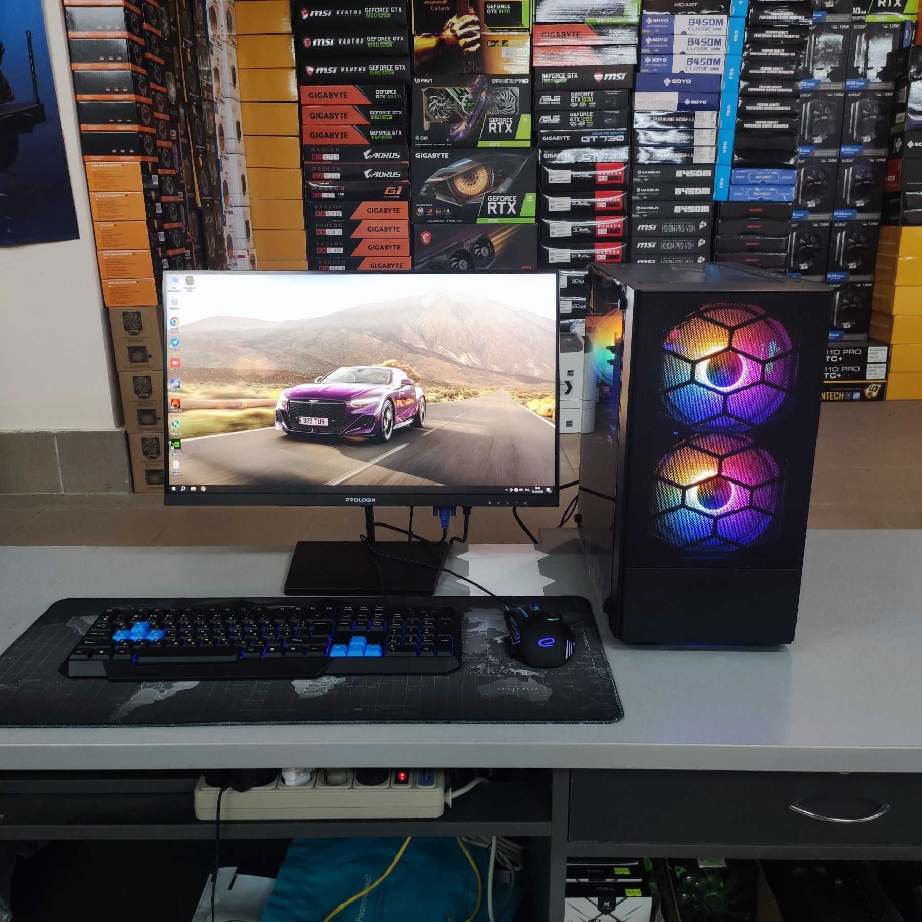 Компютер Intel Core i5-14400f, MSI GTX 1080 8GB, 16GB DDR4, SSD 480GB