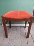 Stary taboret stołek na sprężynach do fortepianu pianina PRL vintage