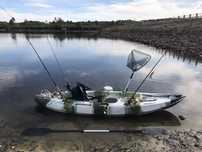 Kayak de pesca como novo 320x80cm