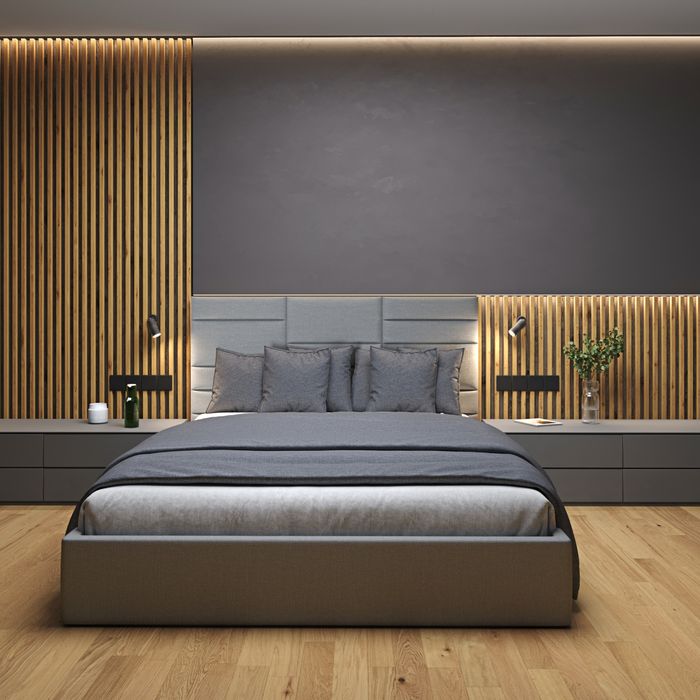 Самоклеюча м'яка стінова панель для ліжка 30см х 60см ВЕЛЮР