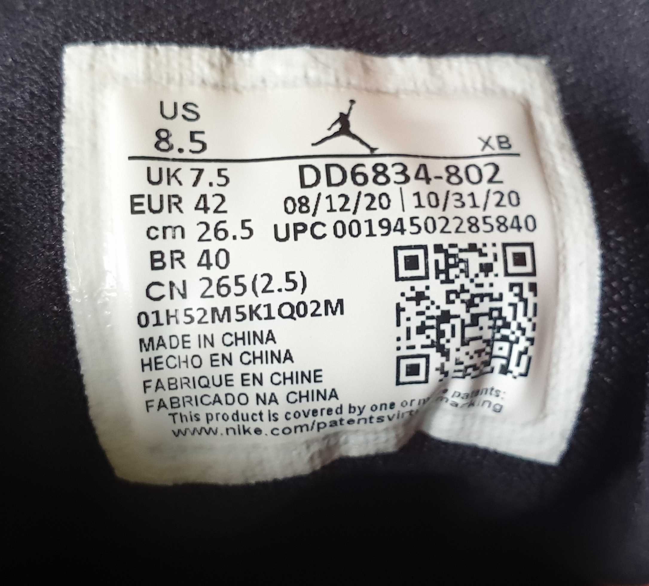 Oryginalne męskie buty Nike Air Jordan 1 Mid SE Turf Orange rozm.42