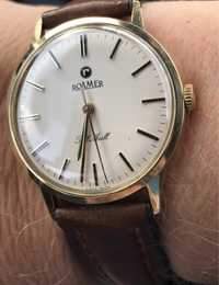 Roamer unikatowy zegarek w złocie 14 karat