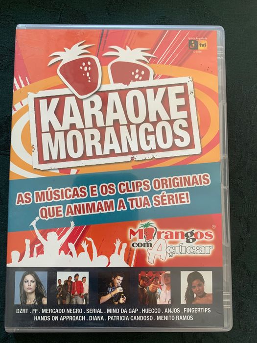 DVD Video Karaoke Moragos usado, em bom estado