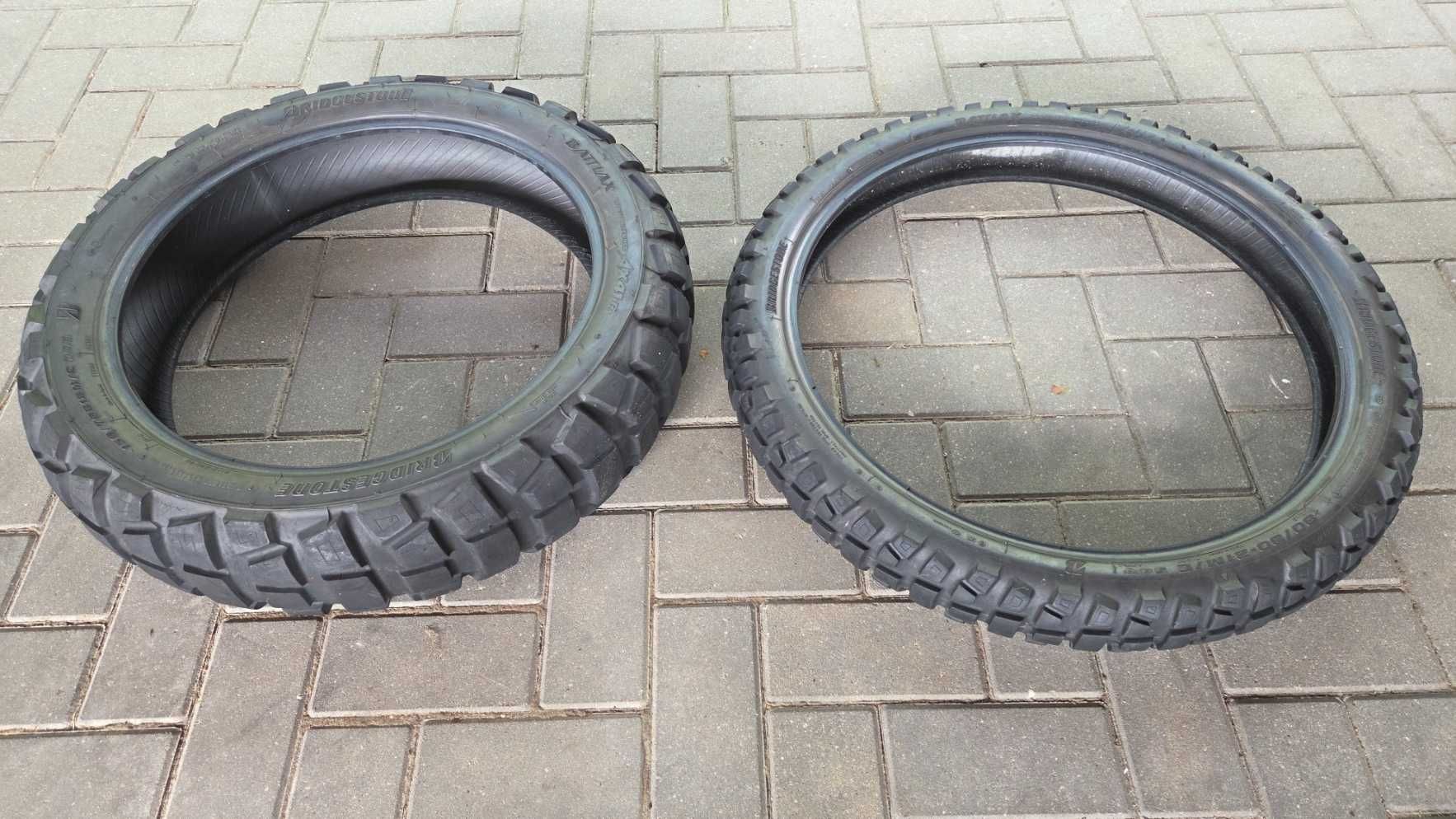 BRIDGESTONE AX41 Adventurecross 90/90-21 + 150/70B18 używane 2022