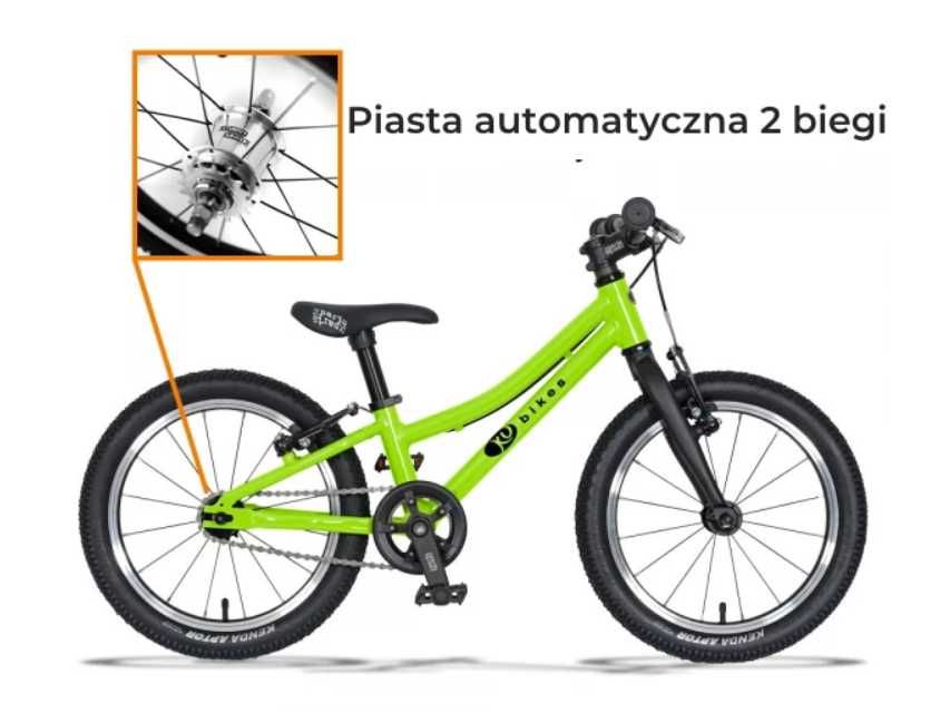 Nowy rower dziecięcy Kubikes 16S Auto Zielony, gwarancja, FV
