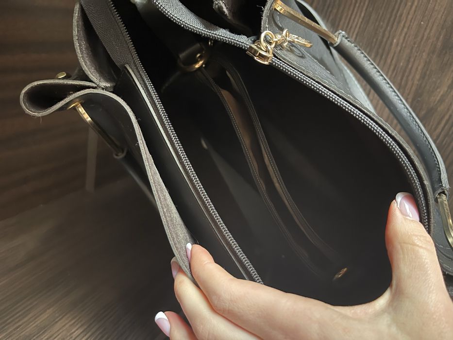 Сумка чорна, базова, черная сумка, вмістка, велика