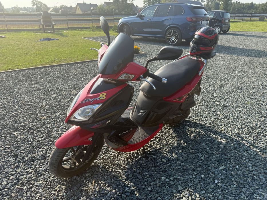 SKUTER KYMCO SUPER 8 SPORT  dopiero 4800 km Super Stan Rok2011 Zamiana