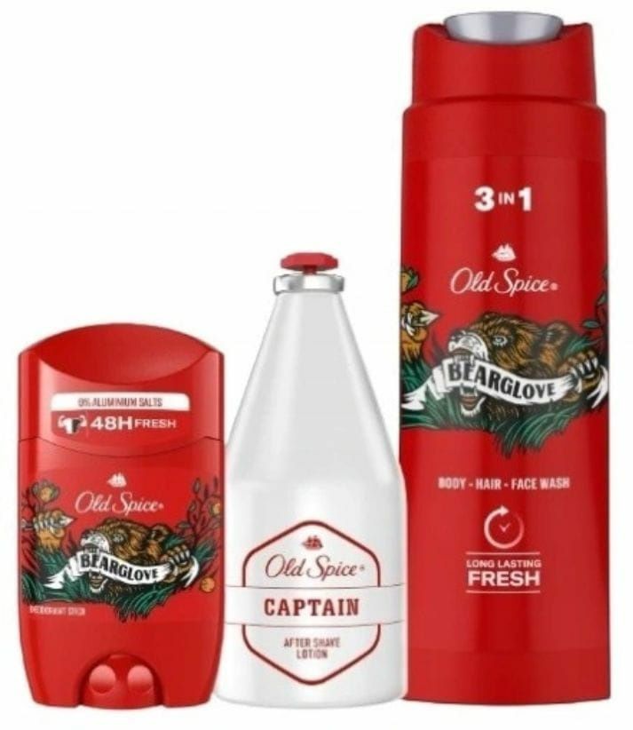Old Spice BEARGLOVE Zestaw Prezentowy Dla niego.