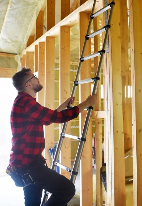 Драбина телескопічна BAULICH 11 сходинок  / Лестница 3.2м