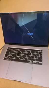 Macbook Pro 16 2019 i7 16gb ram 512ssd /Uszkodzona matryca