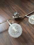 Piękna lampa sufitowa oświetleniowa wisząca Kule Srebrna