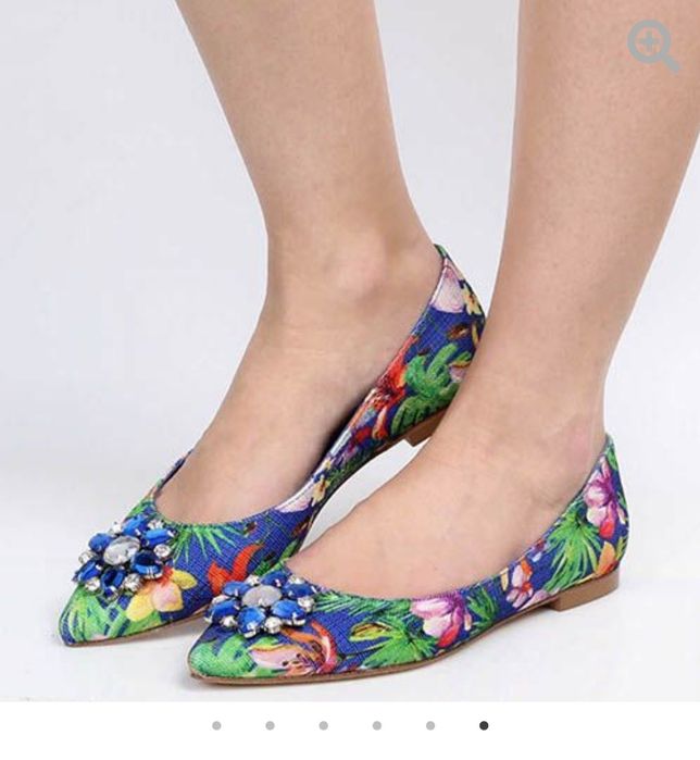 Балетки шкіра текстиль