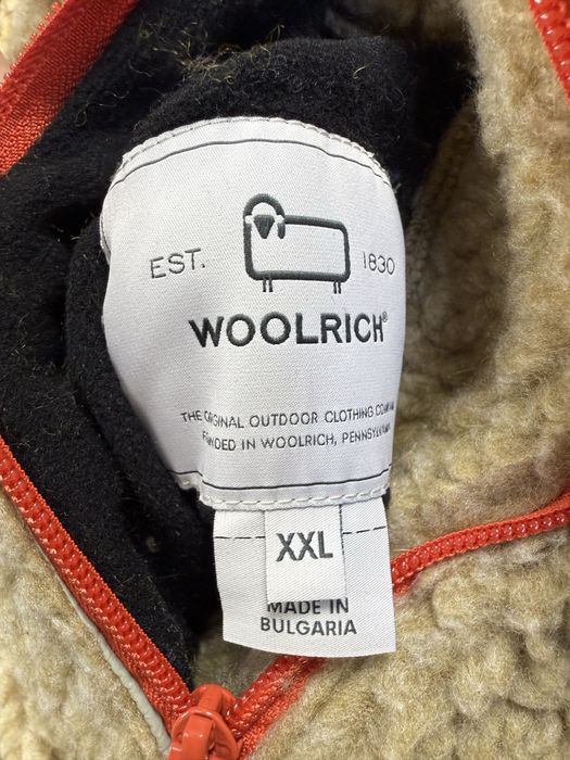Чоловіча куртка шерпа Woolrich reversible curly fleece