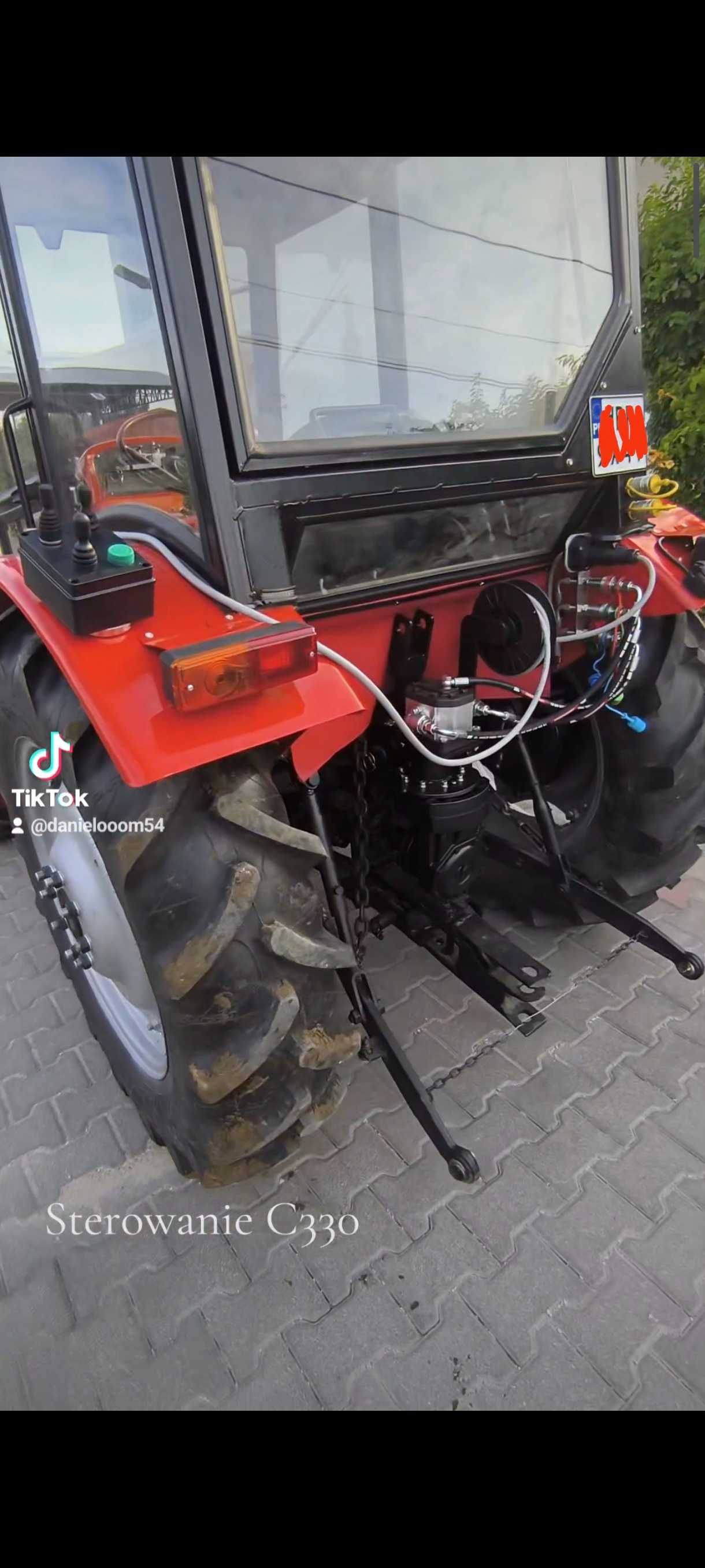 Sterowanie z platformy, napęd hydrauliczny c330, c360, MF, NH, Landini