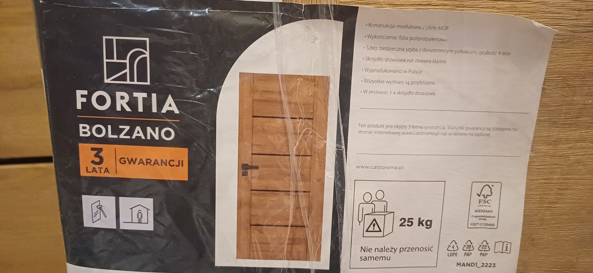 70% taniej Drzwi wewnętrzne 70 NOWE dł.196.5 cm