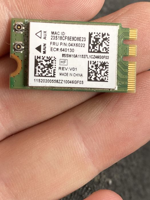 WIFI Модуль Atheros QCNFA335 (M.2, 300 Mbps, 2,4 GHz, Bluetooth)  Б/У