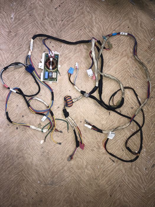 Электрическая обвязка стиральной машины LG с сетевым фильтром