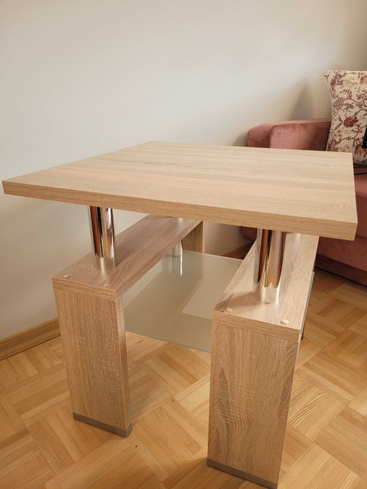 stolik kawowy 60x60 dąb samoa