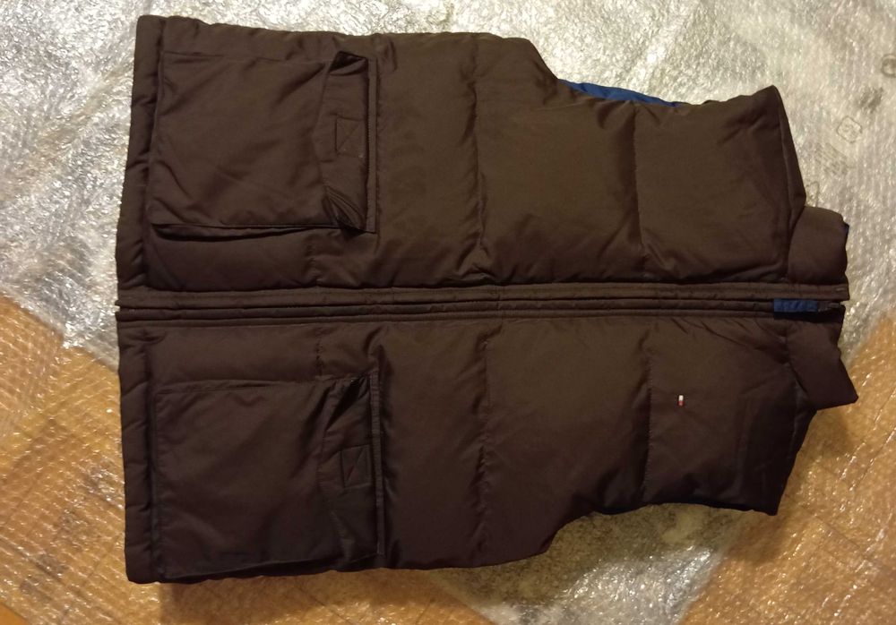 Tommy Hilfiger Dwustronna puchowa kamizelka młodzieżowa