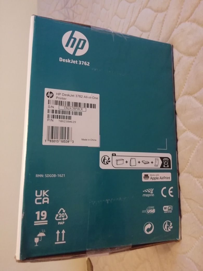 Impressora HP deskjet 3762