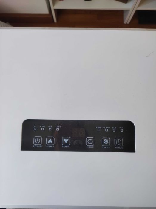 Ar condicionado portátil frio/quente 27m2 (como novo)