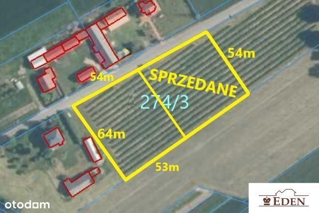 Działka budowlana 32 ary Stok, gmina Ulan-Majorat