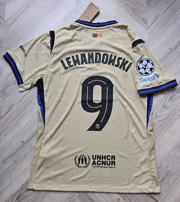 koszulka FC BARCELONA KOBE wyjazd 25/26 LEWANDOWSKI meczowa S,M,L slim