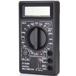 Multimetr miernik cyfrowy prądu napięcia rezystancji 0-500 V 0-5 A