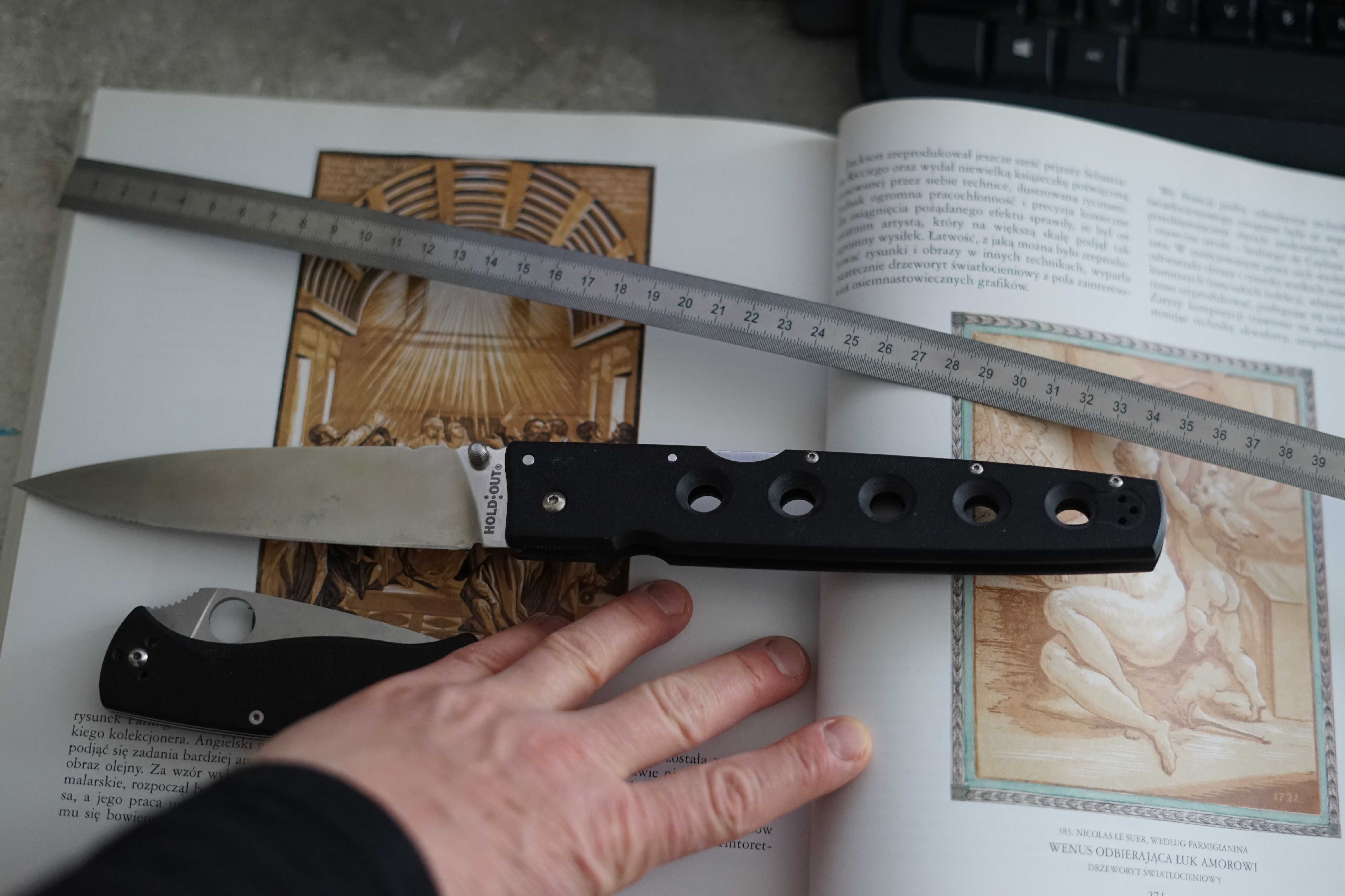 Nóż cold steel hold out 6" - S35VN - składany miecz