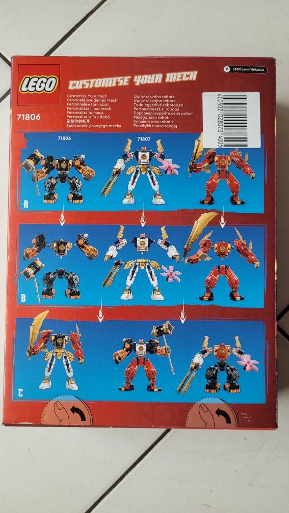 Lego Ninjago 71806, Mech zywiolu ziemi Cole'a