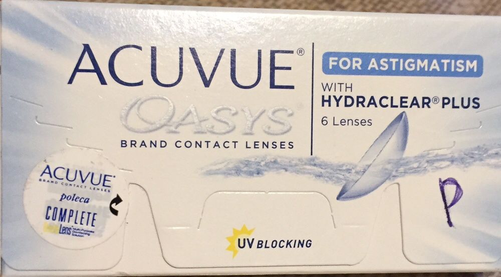 Soczewki kontaktowe Acuvue Oasys for astigmatism