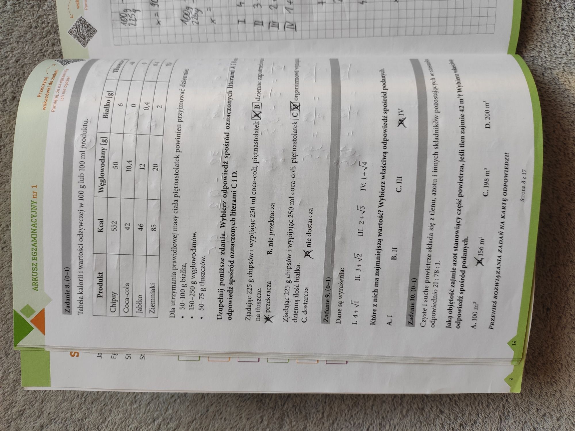 Arkusze E8 matematyka Greg