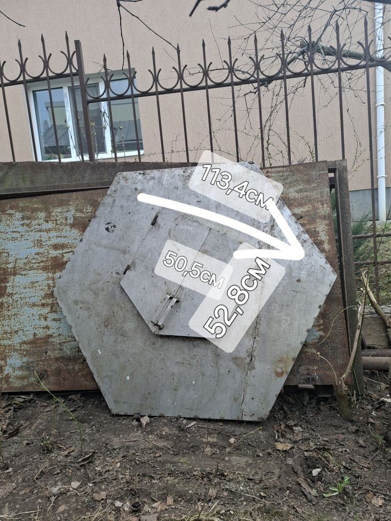 Кришка на колодець криницю з нержавійки