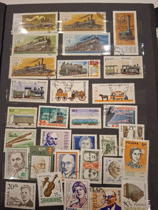 Znaczki pocztowe Zestaw cały klaser