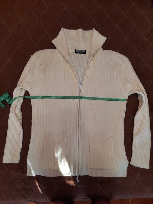 Женский трикотажный реглан на молнии р. XL