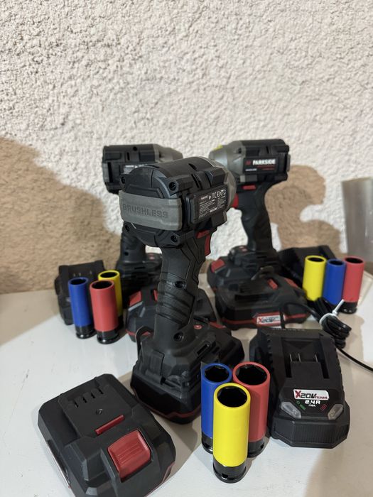 Безщітковий ударний гайковерт PARKSIDE PERFORMANCE 2акб