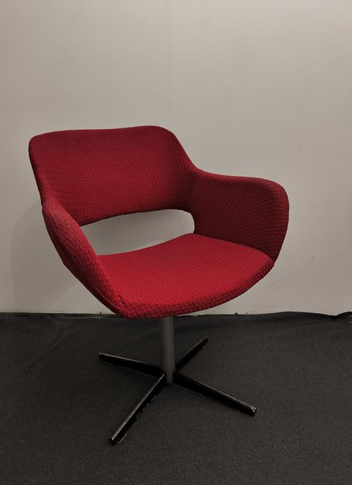 Fotel obrotowy muszelka lata 70 prl