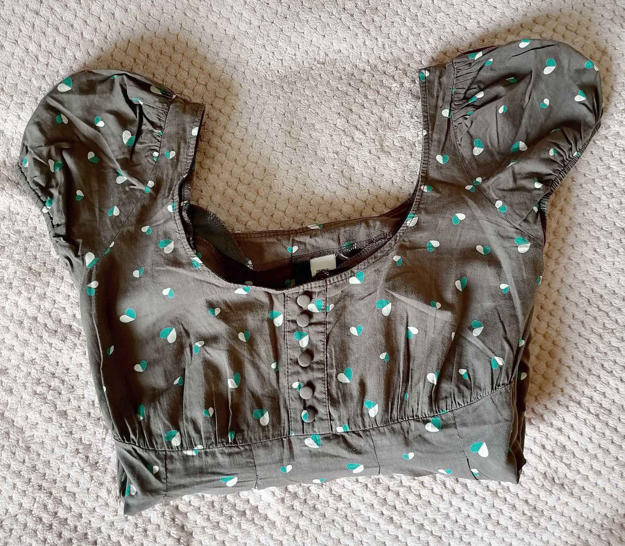 Luźna sukienka w serduszka H&M