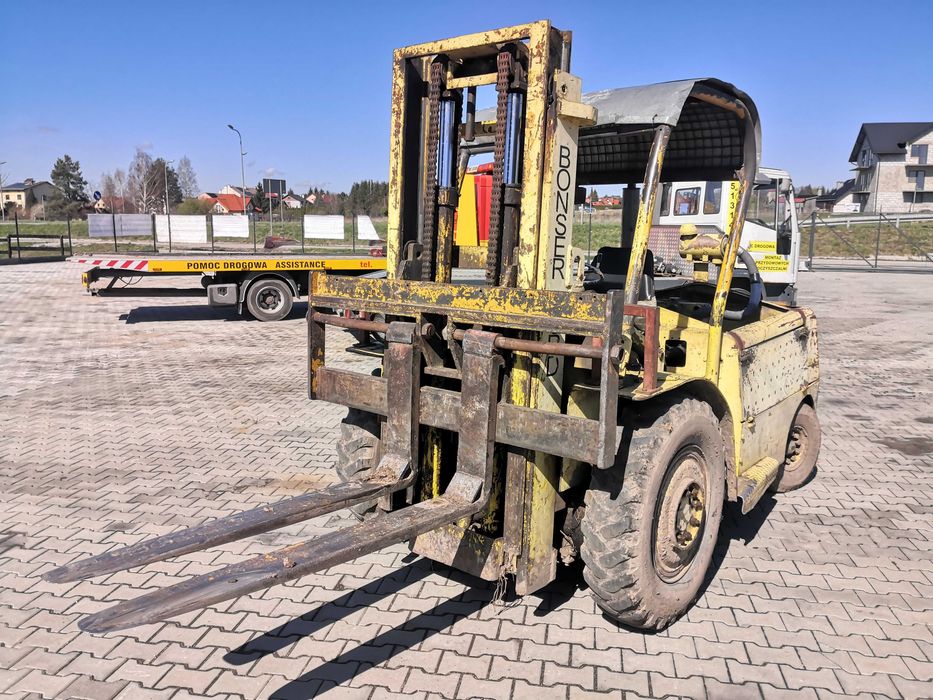 TERENOWY wózek widłowy BONSER FORD UDŹWIG 4,5 t mozliwy dowóz widlak